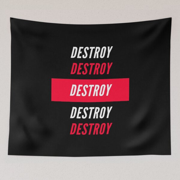 Item preview, Destroy designed and sold by Ink-and-Thread.