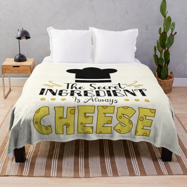 Item preview, The Secret Ingredient Is Always Cheese (Light) designed and sold by the-krisney-way.