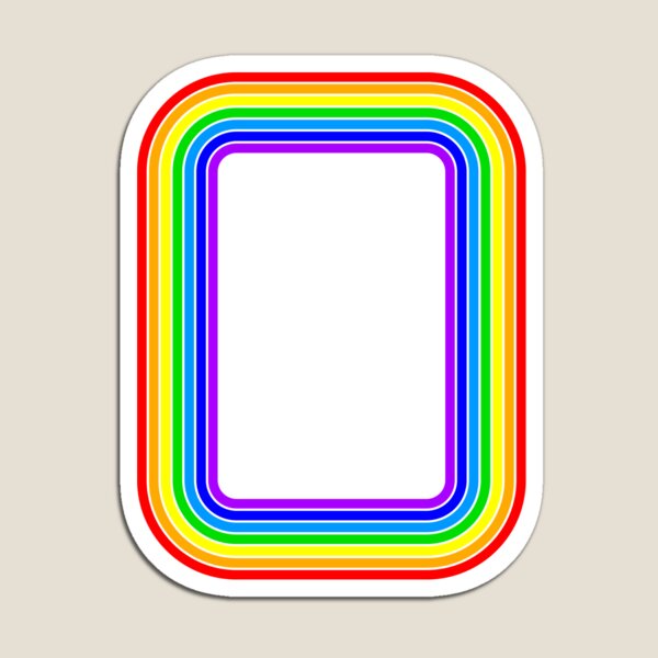 Rainbow Frame Magnet