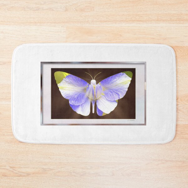 Item preview, Larkspur Flower Butterfly, Digital Art designed and sold by AMacGPhilly.