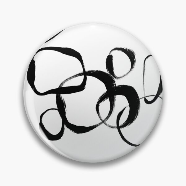 Item preview, Black Ink Abstract Art Painting designed and sold by MercuryV.
