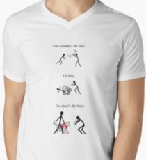 Service Dog PSA Men's V-Neck T-Shirt