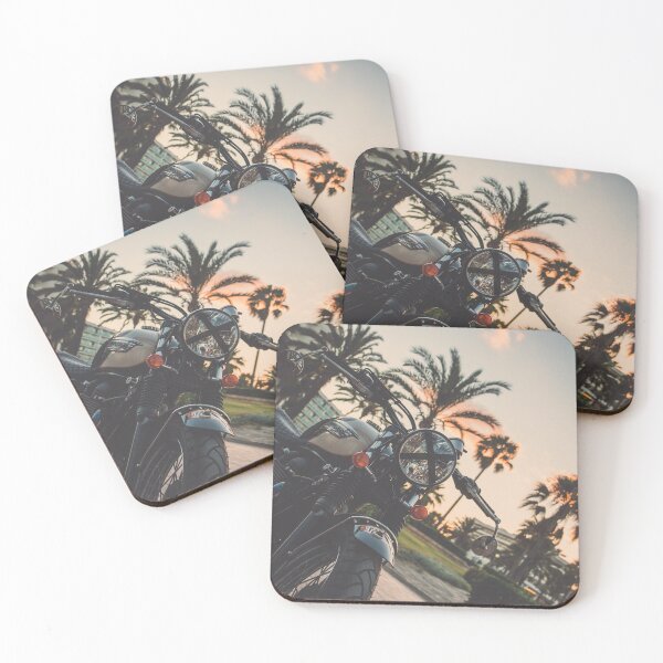 Item preview, Motorcycle  Before Sunset Palm Trees designed and sold by JoyforU.
