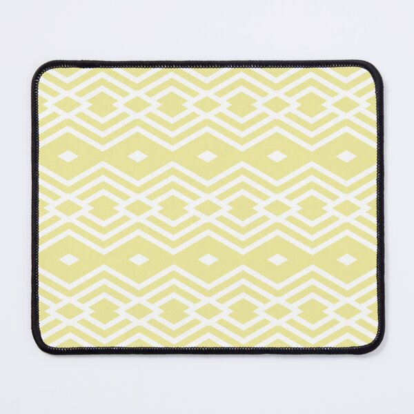 Item preview, Yellow and White Horizontal Stripe Diamond Pattern Coordinates w/ Coloro / WGSN 2022 Spring / Summer Trending Color Butter 040-86-20 designed and sold by ColorOfTheYears.