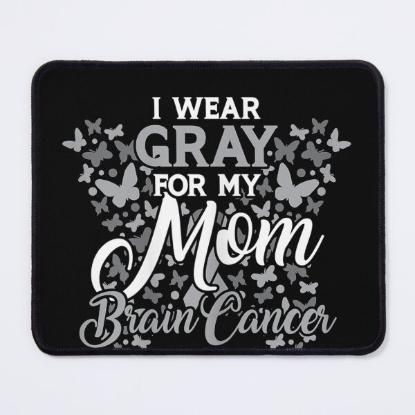 Item preview, Gray Ribbon Brain Cancer Awareness Survivor Fighter designed and sold by CadellShop.