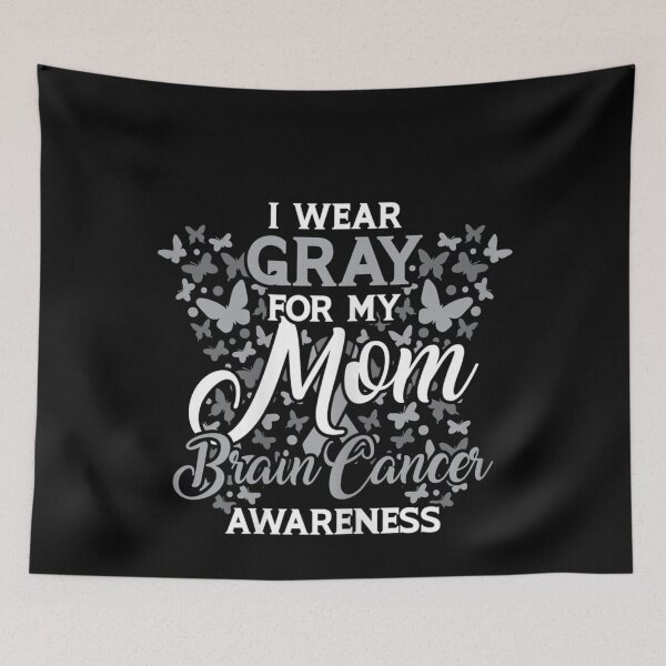 Item preview, Gray Ribbon Brain Cancer Awareness Survivor Fighter  designed and sold by CadellShop.