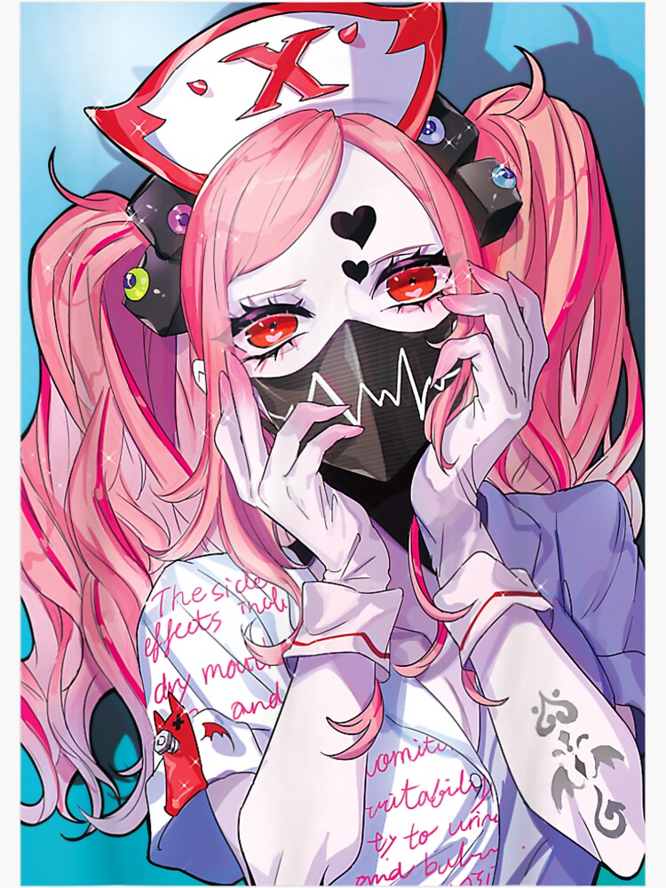 Pastel Goth Yami Kawaii Menhera Creepy Cute Anime' Sticker