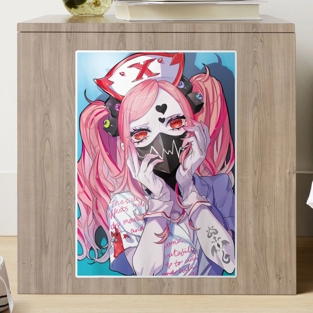 Menhera Anime Girl Yume Kawaii Edgy Pastel Goth Waifu Otaku Canvas Print /  Canvas Art by Izaacx Breag - Fine Art America
