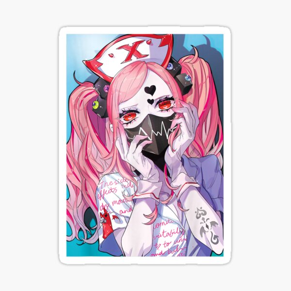 Pastel Goth Yami Kawaii Menhera Creepy Cute Anime' Sticker