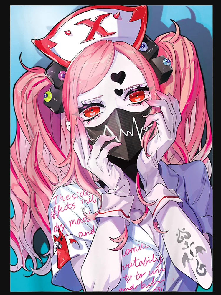 Menhera Anime Girl Yume Kawaii Edgy Pastel Goth Waifu Otaku Canvas Print /  Canvas Art by Izaacx Breag - Fine Art America