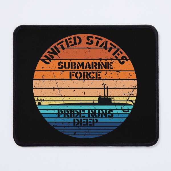 Item preview, Sunset US Sub Force Pride Runs Deep Distressed designed and sold by MadMando.