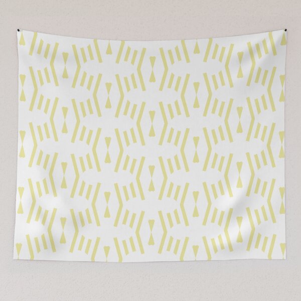 Item preview, Yellow and White Vertical Stripe Chevron Pattern Coordinates w/ Coloro / WGSN 2022 Spring / Summer Trending Color Butter 040-86-20 designed and sold by ColorOfTheYears.
