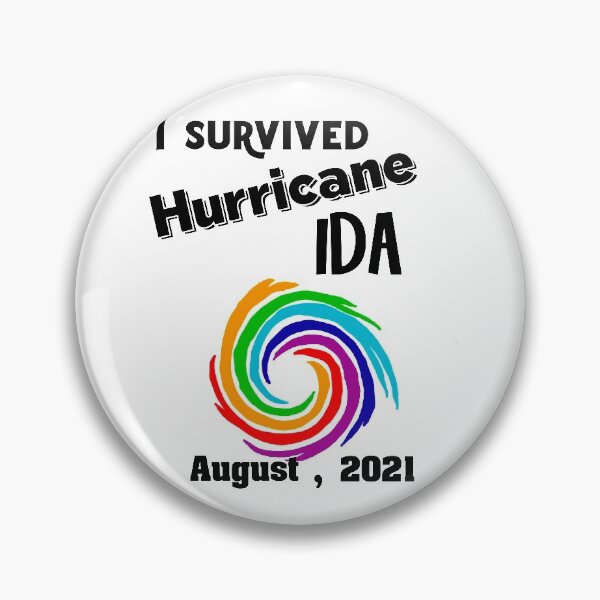 Item preview, Cool I Survived Hurricane Ida Design designed and sold by Nature's Fancy.
