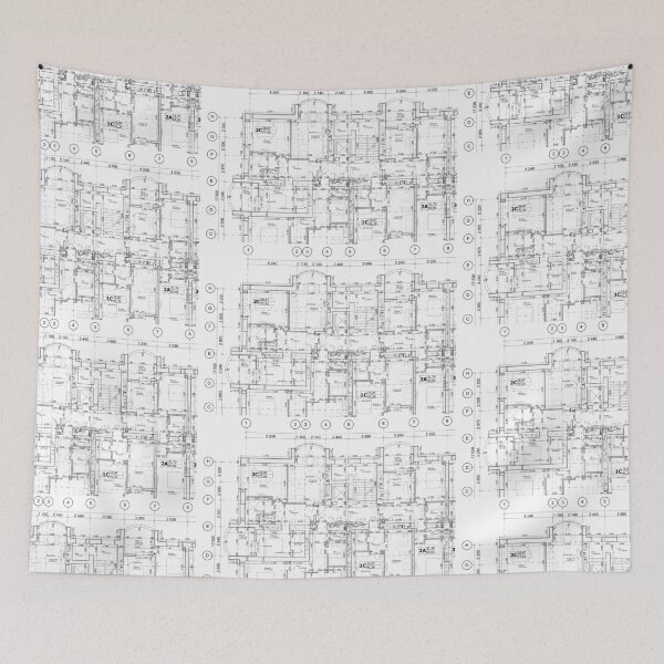Item preview, Detailed architectural floor plan, apartment layout, blueprint.  designed and sold by Familyshmot.