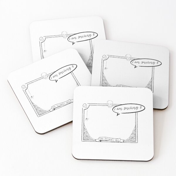 Item preview, Smiling Invisible Man with white background designed and sold by Crystal Raymond.
