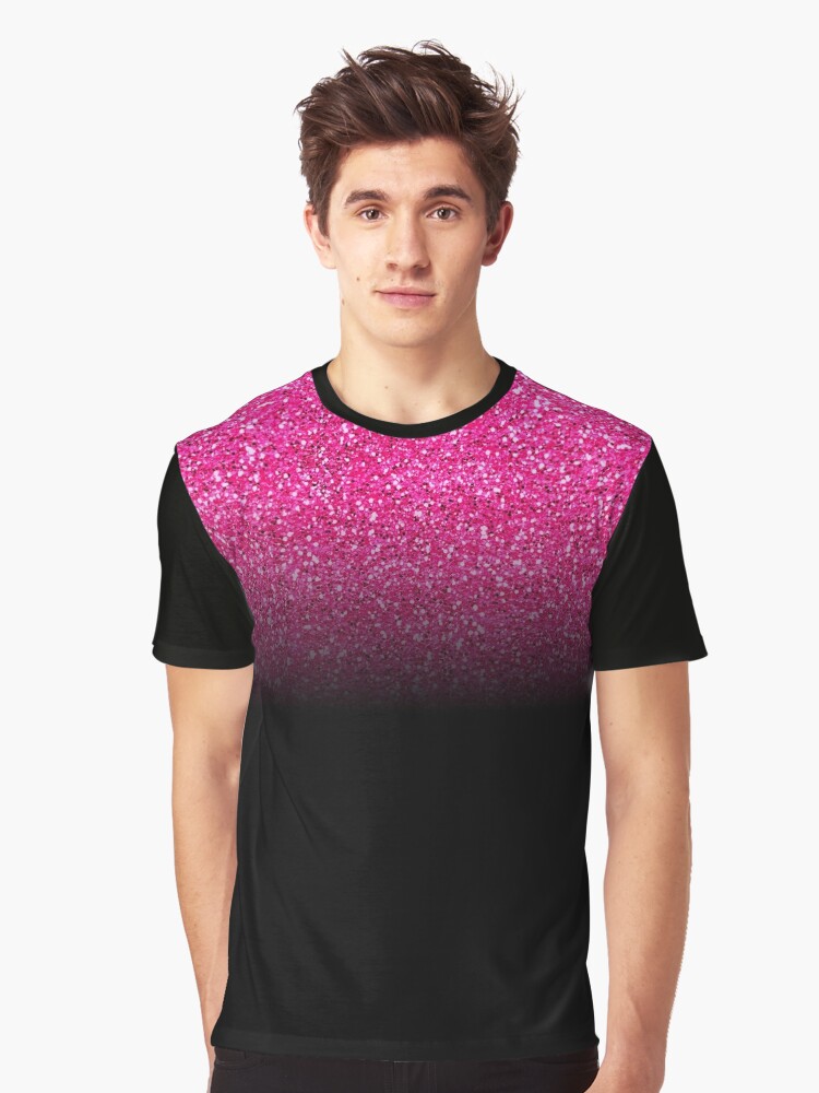 Barbie - Logo Pink Glitter Transfer - Women's Short Sleeve Graphic T-Shirt, Size: 2XL, Blue