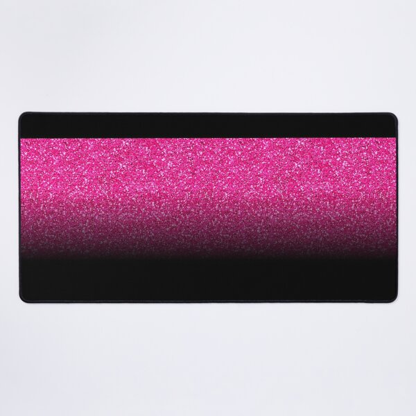 Hot Pink Glitter And Solid Black Ombre Digital Art by Stink Pad - Pixels