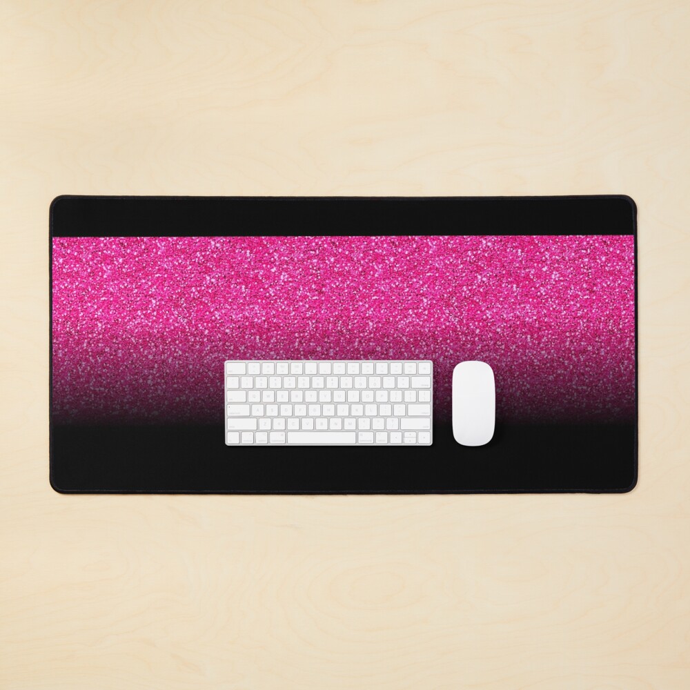 hot pink glitter and black ombre Art Board Print for Sale by StinkPad