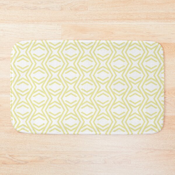 Item preview, Yellow and White Zig Zag Stripe and Star Pattern Coordinates w/ Coloro / WGSN 2022 Spring / Summer Trending Color Butter 040-86-20 designed and sold by ColorOfTheYears.