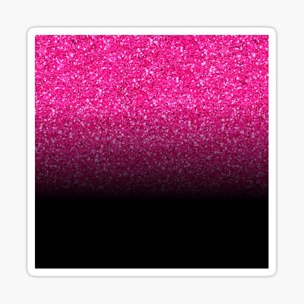 hot pink glitter and black ombre Art Board Print for Sale by StinkPad