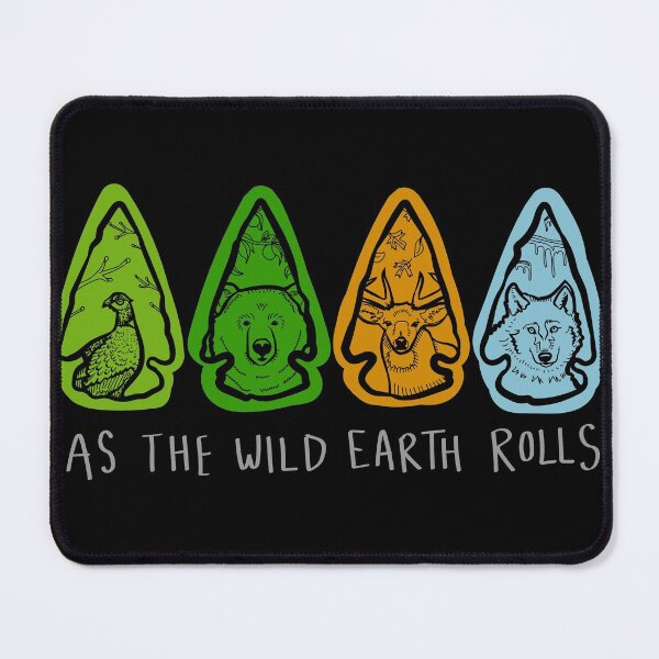 Item preview, Arrowheads with Animals and Seasons "As The Wild Earth Rolls" designed and sold by Boreal-Witch.
