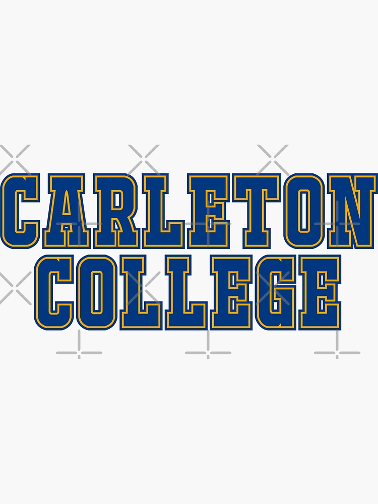 "Carleton College Varsity Letter Sticker" Sticker for Sale by