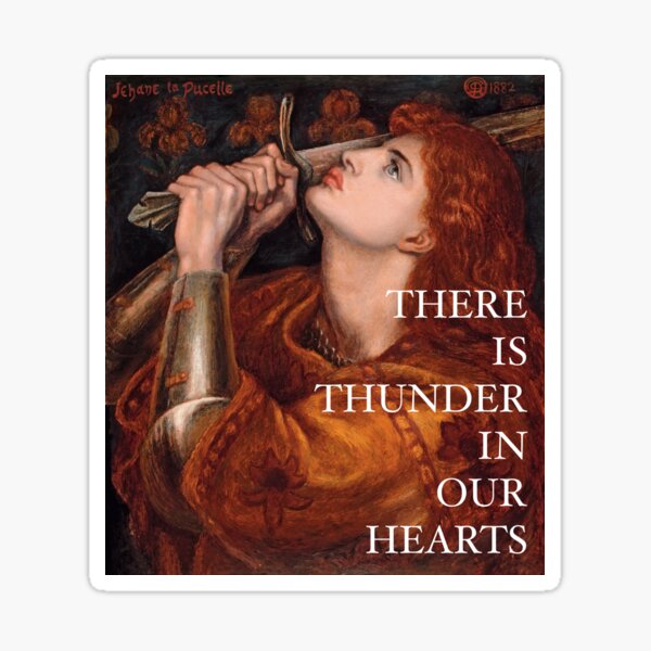 Item preview, joan of arc by dante gabriel rossetti designed and sold by variousorrows.