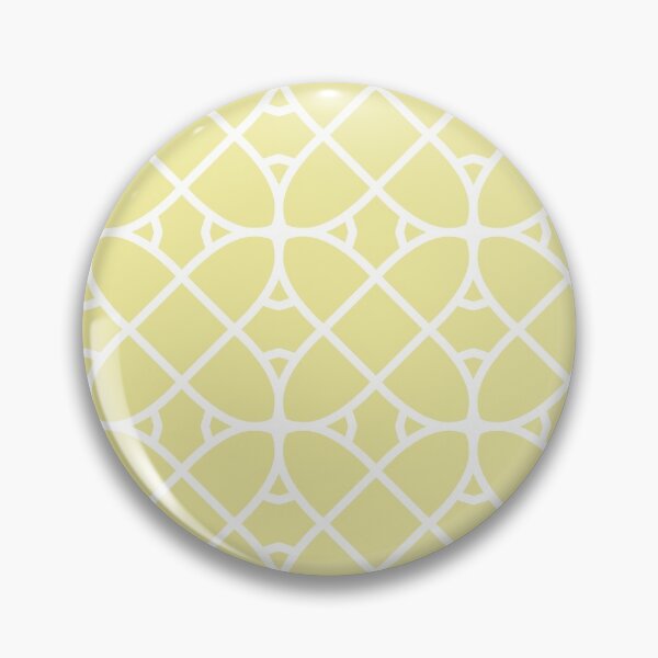 Item preview, Yellow and White Geometric Shape Pattern Ovals Coordinates w/ Coloro / WGSN 2022 Spring / Summer Trending Color Butter 040-86-20 designed and sold by ColorOfTheYears.