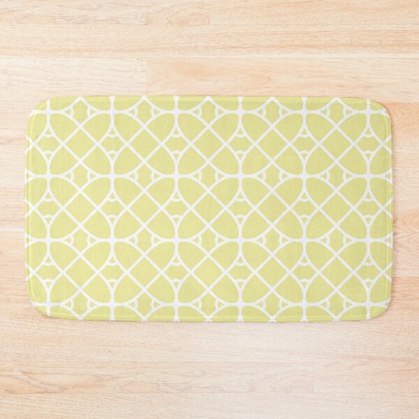 Item preview, Yellow and White Geometric Shape Pattern Ovals Coordinates w/ Coloro / WGSN 2022 Spring / Summer Trending Color Butter 040-86-20 designed and sold by ColorOfTheYears.