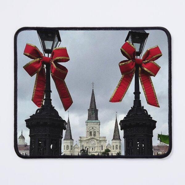 Item preview, New Orleans Christmas at St Louis Cathedral in Jackson Square designed and sold by Loveday Funck.