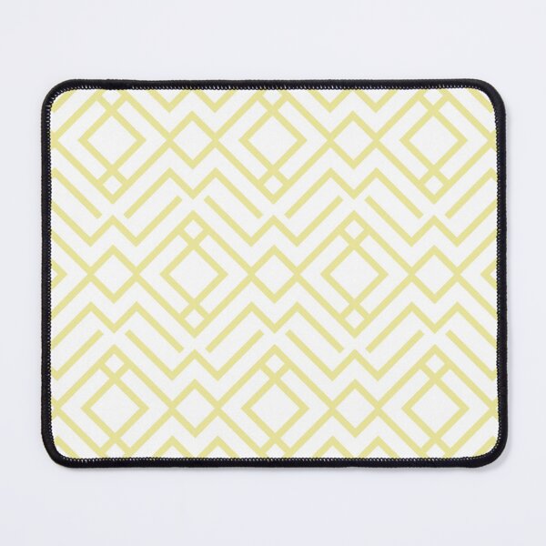 Item preview, Yellow and White Stripe Diamond Shape Pattern Coordinates w/ Coloro / WGSN 2022 Spring / Summer Trending Color Butter 040-86-20 designed and sold by ColorOfTheYears.
