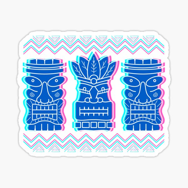 Item preview, Glitch Tiki designed and sold by TribesVibes.