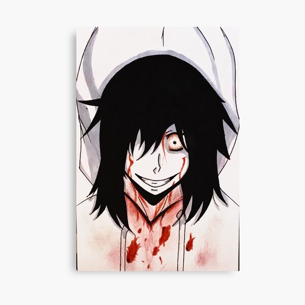 Jeff the Killer, an art print by GlitchWitch.jpg - INPRNT