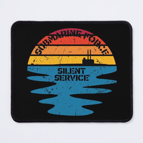 Item preview, Sunset Submarine Silent Service Distressed designed and sold by MadMando.