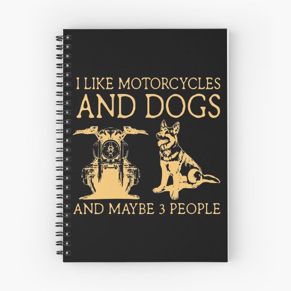 Item preview, I Like Motorcycles And Dogs And Maybe 3 People designed and sold by Jorden-Trend.