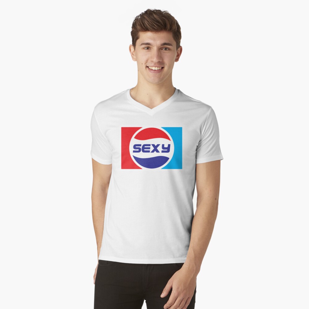 Pepsi Sexsi White Tote Bag Parody Logo 