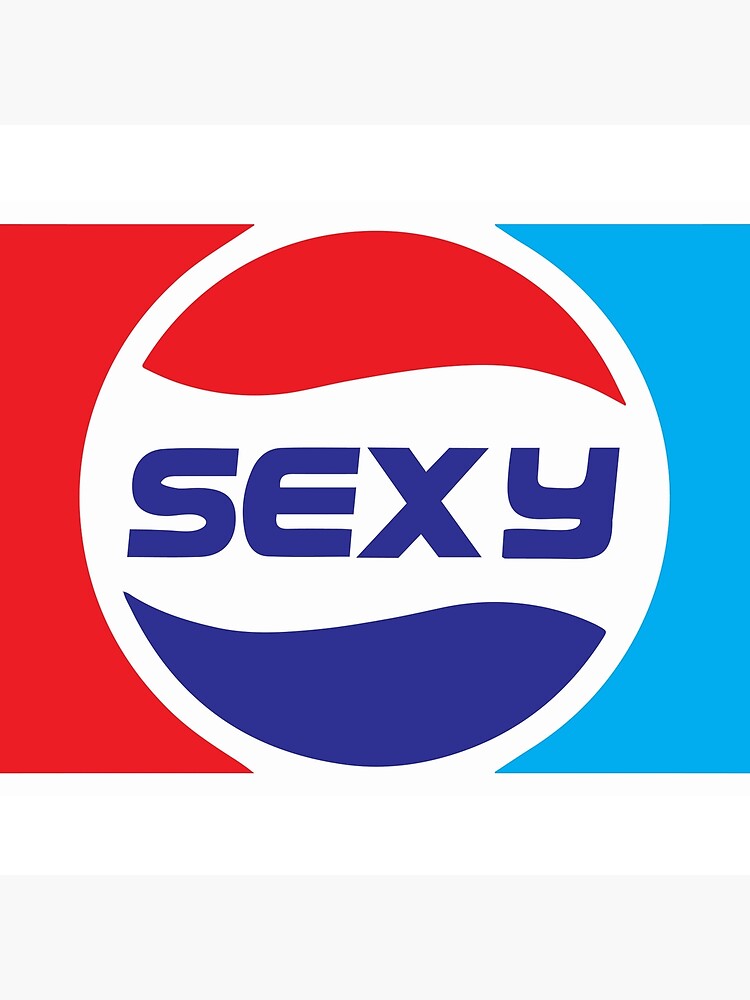 Pepsi Sexsi White Tote Bag Parody Logo 