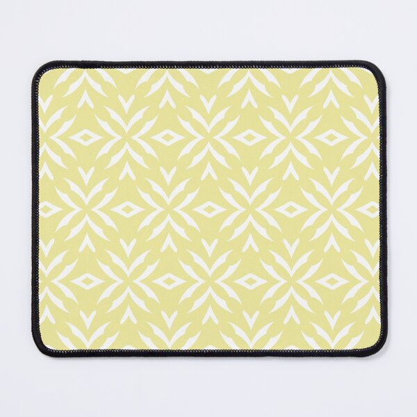 Item preview, Yellow and White Abstract Flower Pattern Coordinates w/ Coloro / WGSN 2022 Spring / Summer Trending Color Butter 040-86-20 designed and sold by ColorOfTheYears.