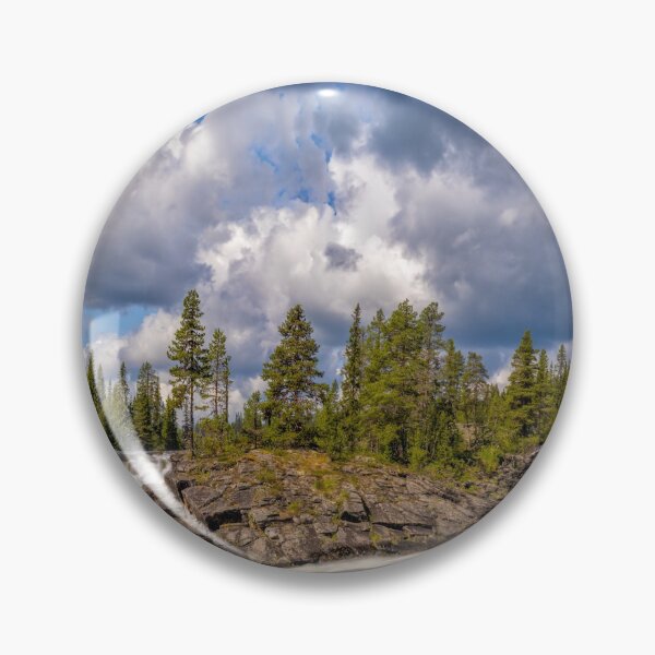 Item preview, Dimforsen Waterfall Panorama designed and sold by DiFigianoPhoto.