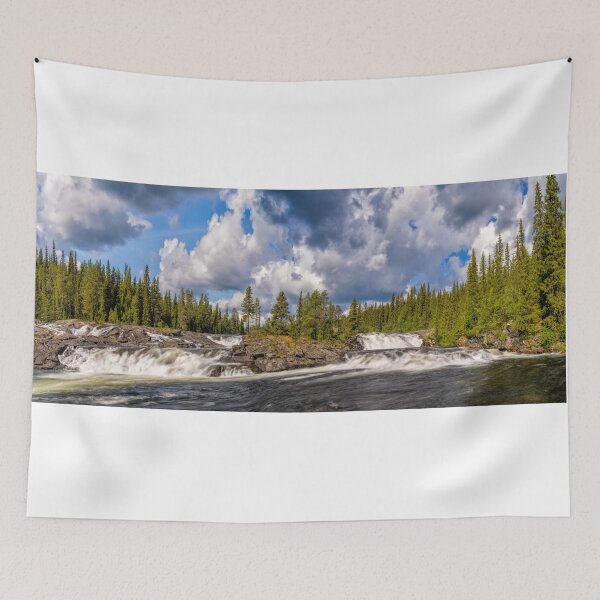 Item preview, Dimforsen Waterfall Panorama designed and sold by DiFigianoPhoto.