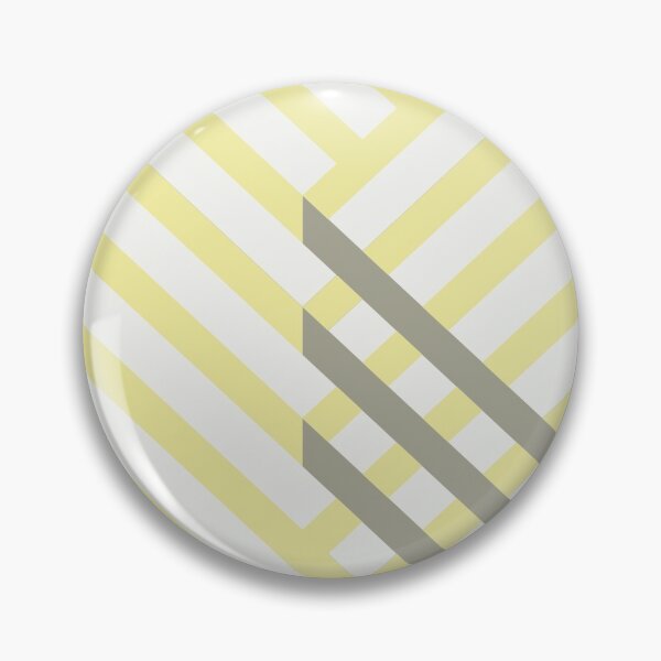 Item preview, Yellow Gray White Minimal Diagonal Stripe Pattern Coordinates w/ Coloro / WGSN 2022 Spring / Summer Trending Color Butter 040-86-20 designed and sold by ColorOfTheYears.