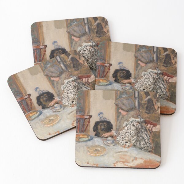 Item preview, Woman and Dog at Table (1908) by Pierre Bonnard  designed and sold by Designedbysm.