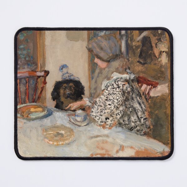 Item preview, Woman and Dog at Table (1908) by Pierre Bonnard designed and sold by Designedbysm.