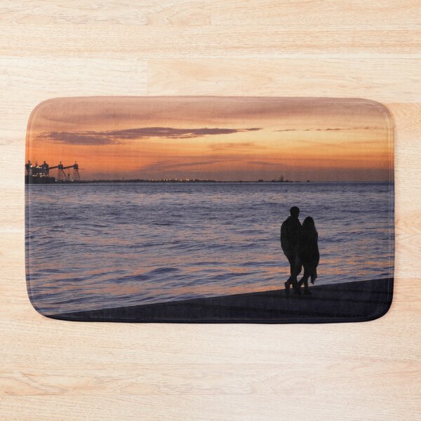 Item preview, Couple Walking At Sunset designed and sold by thewildprints.