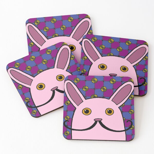 Item preview, Pink Monster with Mustache designed and sold by SquashBlossom1.