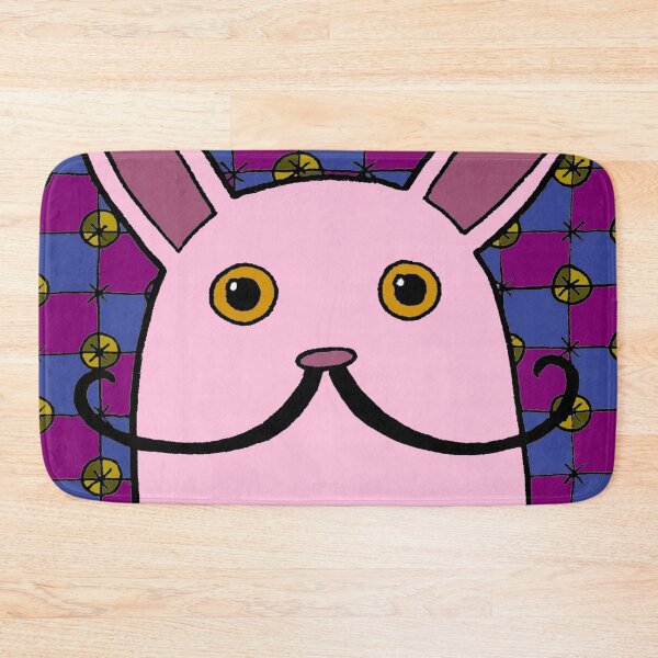 Item preview, Pink Monster with Mustache designed and sold by SquashBlossom1.