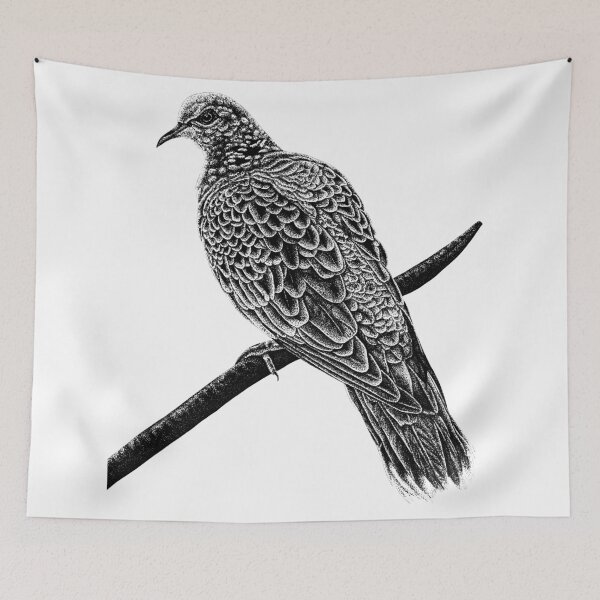 Item preview, European turtle dove designed and sold by LorenDowding.