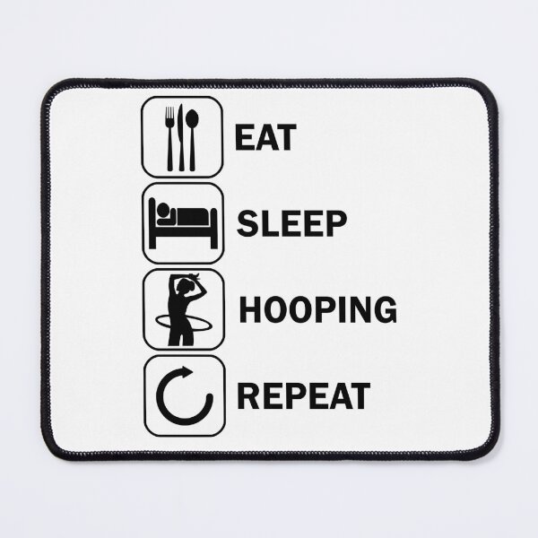 Item preview, Eat Sleep Hooping Hulahoop designed and sold by DerNerd.