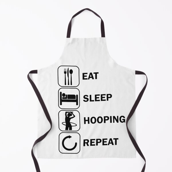 Item preview, Eat Sleep Hooping Hulahoop designed and sold by DerNerd.