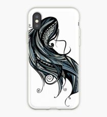 Tapa Hair - Blue iPhone Case